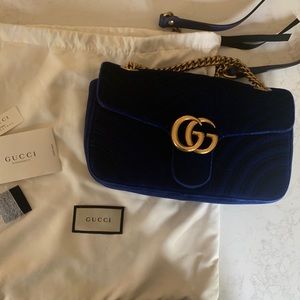 Authentic brand new colbalt blue gucci Marmont